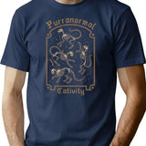 Purranormal Cativity T-Shirt for Men & Women, T-Shirts Graphic Tee - Navy