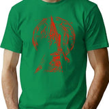 Pyramid Head Horror- Fan Art T-Shirt for Men & Women, T-Shirts Graphic Tee - Green