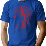 Pyramid Head Horror- Fan Art T-Shirt for Men & Women, T-Shirts Graphic Tee - Blue