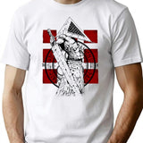 Pyramid Head Tribute T-Shirt for Men & Women, T-Shirts Graphic Tee - White