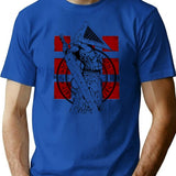 Pyramid Head Tribute T-Shirt for Men & Women, T-Shirts Graphic Tee - Blue