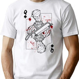 Queen Of Spades T-Shirt for Men & Women, T-Shirts Graphic Tee - White