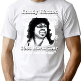 Randi Watson 1988 World Tour Minimalist Graphic T-Shirt - Unisex Streetwear Tee - White