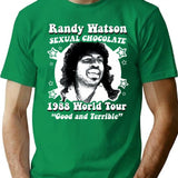 Randi Watson 1988 World Tour Minimalist Graphic T-Shirt - Unisex Streetwear Tee - Green