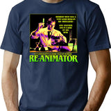 Reanimator T-Shirt for Men & Women, T-Shirts Graphic Tee - Navy