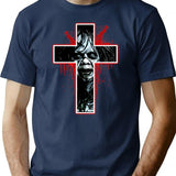 Regan- The Exorcist T-Shirt for Men & Women, T-Shirts Graphic Tee - Navy