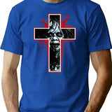 Regan- The Exorcist T-Shirt for Men & Women, T-Shirts Graphic Tee - Blue