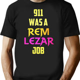 Rem Lezar T-Shirt for Men & Women, T-Shirts Graphic Tee - Black