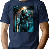 Requiem Of An Intergalactic Predator T-Shirt for Men & Women, T-Shirts Graphic Tee - Navy