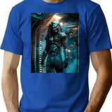 Requiem Of An Intergalactic Predator T-Shirt for Men & Women, T-Shirts Graphic Tee - Blue