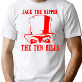 Retro Jack The Ripper. T-Shirt for Men & Women, T-Shirts Graphic Tee - White