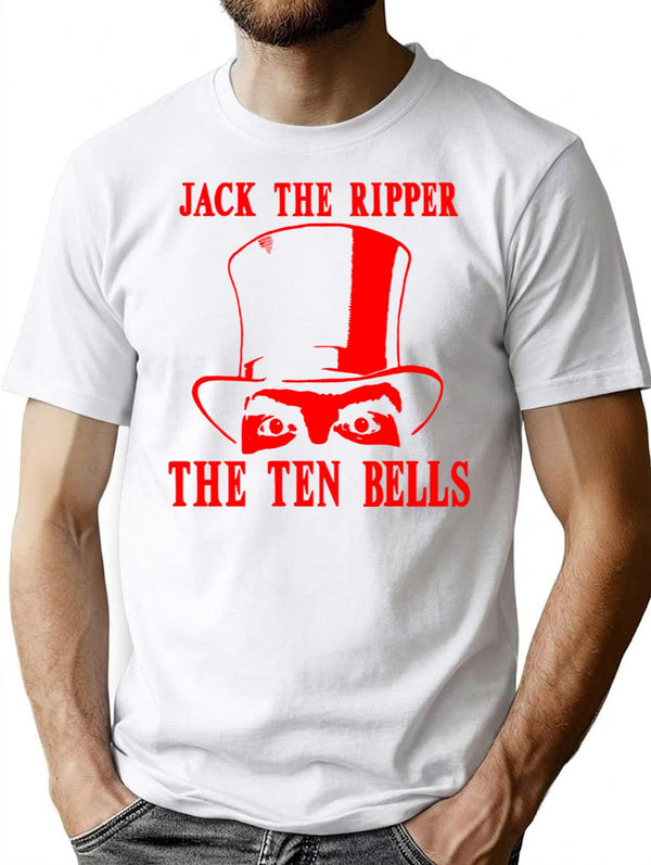 Retro Jack The Ripper. T-Shirt for Men & Women, T-Shirts Graphic Tee - White