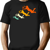 Retro Ultimate Frisbee Vintage Disc Golf Minimalist Graphic T-Shirt - Unisex Streetwear Tee - Black