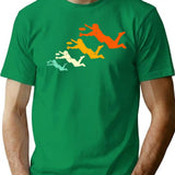 Retro Ultimate Frisbee Vintage Disc Golf Minimalist Graphic T-Shirt - Unisex Streetwear Tee - Green