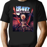 Retro Vintage Heavy-Movie Men Women Funny Metal-Tshirt T-Shirt T-Shirt for Men & Women, T-Shirts Graphic Tee - Black