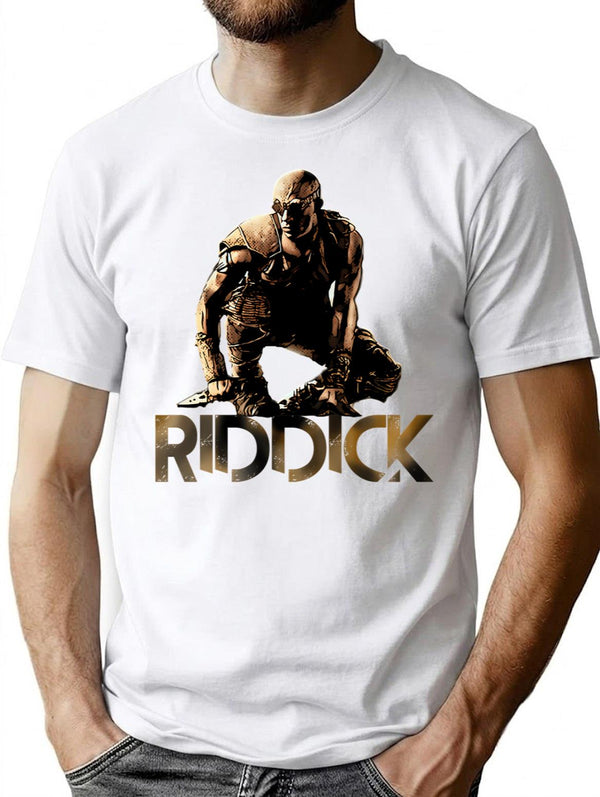 Riddick T-Shirt for Men & Women, T-Shirts Graphic Tee - White