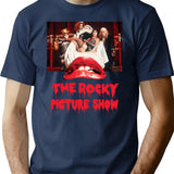 Rocky Horror Picture Show Thrills And Chills T-Shirt for Men & Women, T-Shirts Graphic Tee - Navy