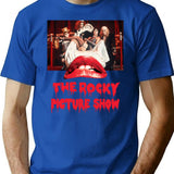 Rocky Horror Picture Show Thrills And Chills T-Shirt for Men & Women, T-Shirts Graphic Tee - Blue