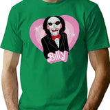 Romantic Billy Saw Movie T-Shirt for Men & Women, T-Shirts Graphic Tee - Green