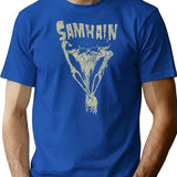 Samhain Scarecrow 1983 T-Shirt for Men & Women, T-Shirts Graphic Tee - Blue