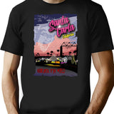 Santa Carla Broadwalk T-Shirt for Men & Women, T-Shirts Graphic Tee - Black