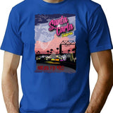 Santa Carla Broadwalk T-Shirt for Men & Women, T-Shirts Graphic Tee - Blue