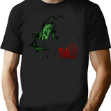 Saw Adam Reverse Bear Trap T-Shirt for Men & Women, T-Shirts Graphic Tee - Black