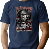Saw Jigsaw Horror Movie T-Shirt for Men & Women, T-Shirts Graphic Tee - Navy