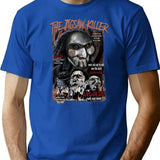 Saw Jigsaw Horror Movie T-Shirt for Men & Women, T-Shirts Graphic Tee - Blue