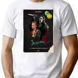 Scream 4 - Vhs Style T-Shirt for Men & Women, T-Shirts Graphic Tee - White