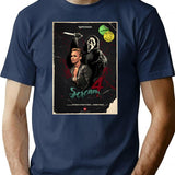 Scream 4 - Vhs Style T-Shirt for Men & Women, T-Shirts Graphic Tee - Navy