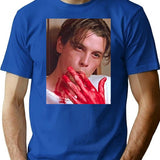 Scream Billy Loomis Horror Slasher T-Shirt for Men & Women, T-Shirts Graphic Tee - Blue