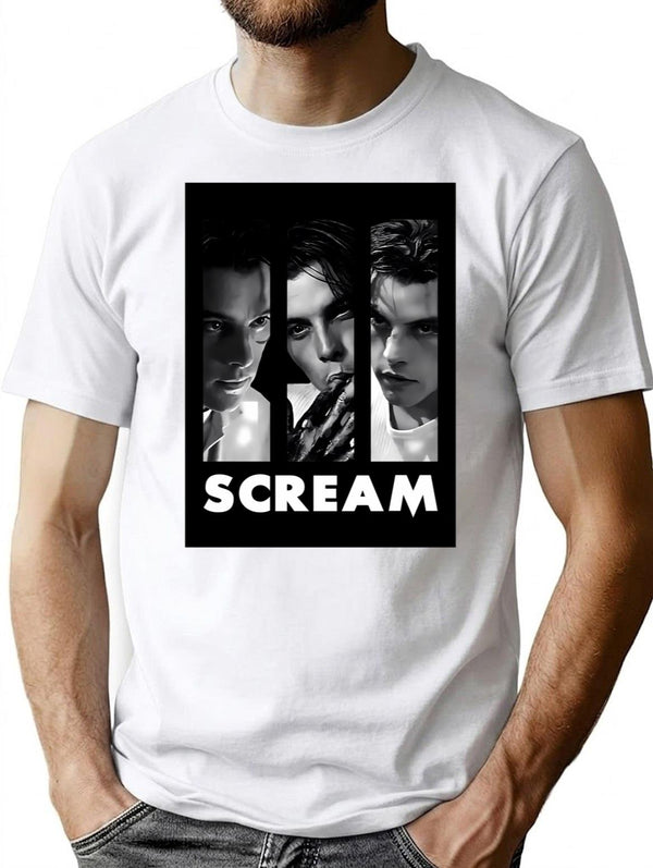 Scream - Billy Loomis T-Shirt for Men & Women, T-Shirts Graphic Tee - White