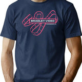 Scream Bradley Video T-Shirt for Men & Women, T-Shirts Graphic Tee - Navy