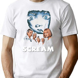 Scream Ghostface T-Shirt for Men & Women, T-Shirts Graphic Tee - White