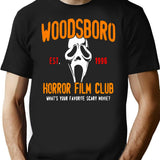 Scream Horror Film Club T-Shirt for Men & Women, T-Shirts Graphic Tee - Black