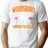 Scream Horror Film Club T-Shirt for Men & Women, T-Shirts Graphic Tee - White