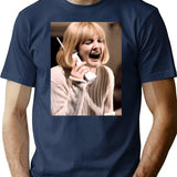 Scream Horror Movie Casey Becker T-Shirt for Men & Women, T-Shirts Graphic Tee - Navy