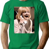 Scream Horror Movie Casey Becker T-Shirt for Men & Women, T-Shirts Graphic Tee - Green