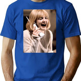 Scream Horror Movie Casey Becker T-Shirt for Men & Women, T-Shirts Graphic Tee - Blue