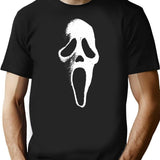 Scream Mask T-Shirt for Men & Women, T-Shirts Graphic Tee - Black