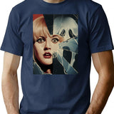 Scream Post T-Shirt for Men & Women, T-Shirts Graphic Tee - Navy