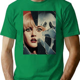 Scream Post T-Shirt for Men & Women, T-Shirts Graphic Tee - Green