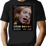 Scream Tatum Rose Mcgowan Aesthetic Poster T-Shirt for Men & Women, T-Shirts Graphic Tee - Black