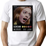 Scream Tatum Rose Mcgowan Aesthetic Poster T-Shirt for Men & Women, T-Shirts Graphic Tee - White