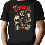 Scream Vi Reyro T-Shirt for Men & Women, T-Shirts Graphic Tee - Black