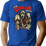 Scream Vi Reyro T-Shirt for Men & Women, T-Shirts Graphic Tee - Blue
