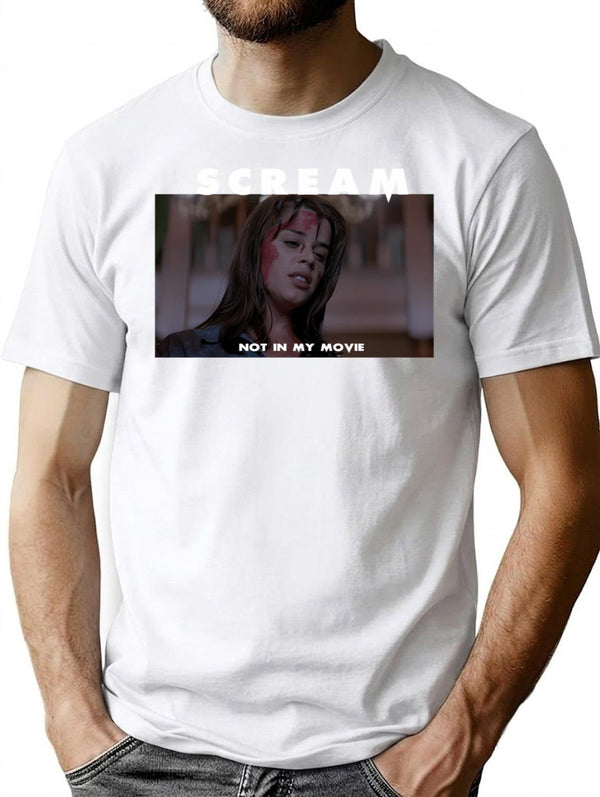 Scream (2) T-Shirt for Men & Women, T-Shirts Graphic Tee - White