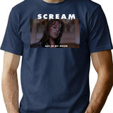 Scream (2) T-Shirt for Men & Women, T-Shirts Graphic Tee - Navy