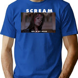 Scream (2) T-Shirt for Men & Women, T-Shirts Graphic Tee - Blue